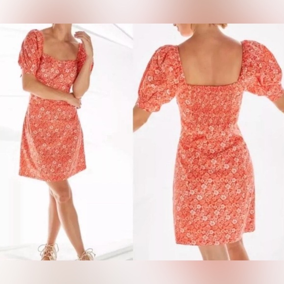 Forever That Girl Dresses & Skirts - Anthropologie Floral Puff Sleeve Dress